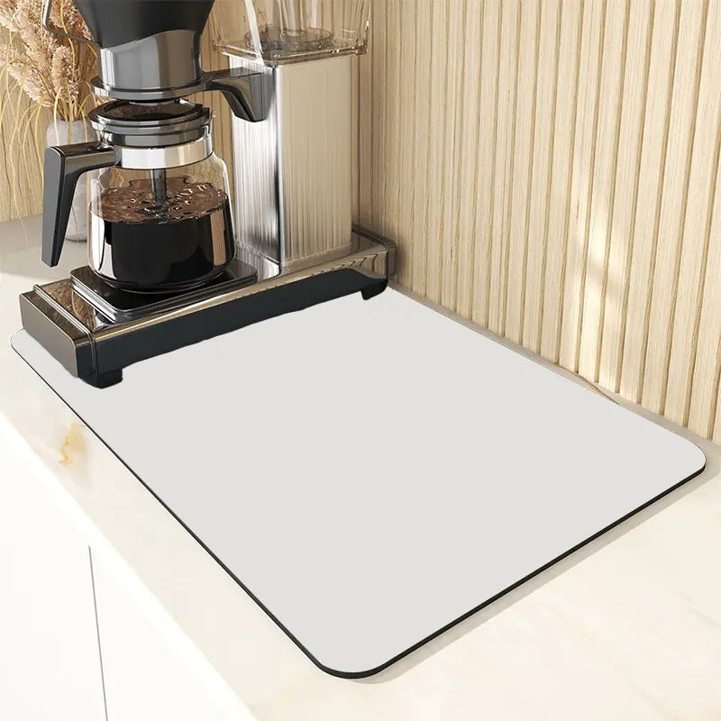 Tapis de comptoir de cuisine doux diatomite absorbant