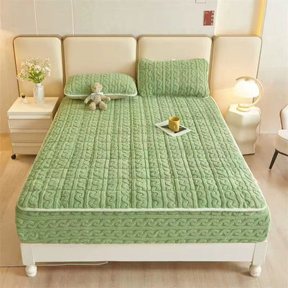 Draps de lit ajusté 100% coton, ajusté, ensemble, housse pour matelas